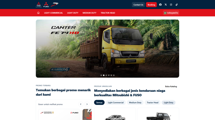 Website Dealer Otomotif